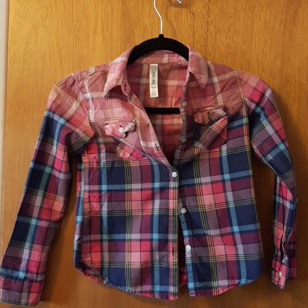 Up cycled flannel shirt